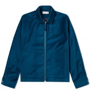 Cropped Velveteen Blouson