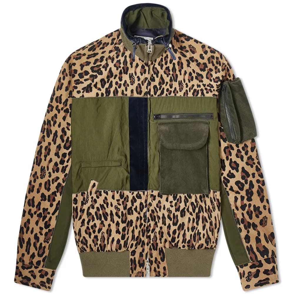 【sacai 21ss】Archive Print Mix Coat サイズ1 sacai: Men's Car Race Printed Jacket (Multi) | DSML E-SHOP