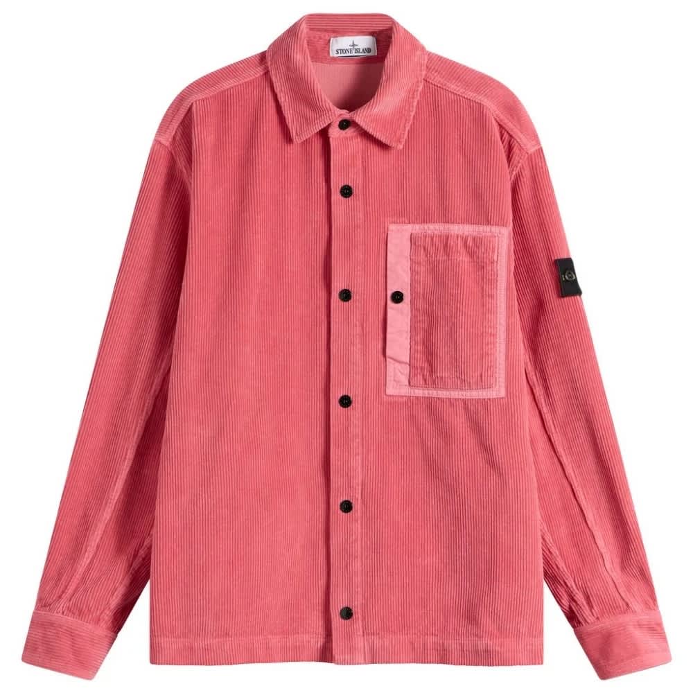 Stone Island Organic Cotton Corduroy Overshirt