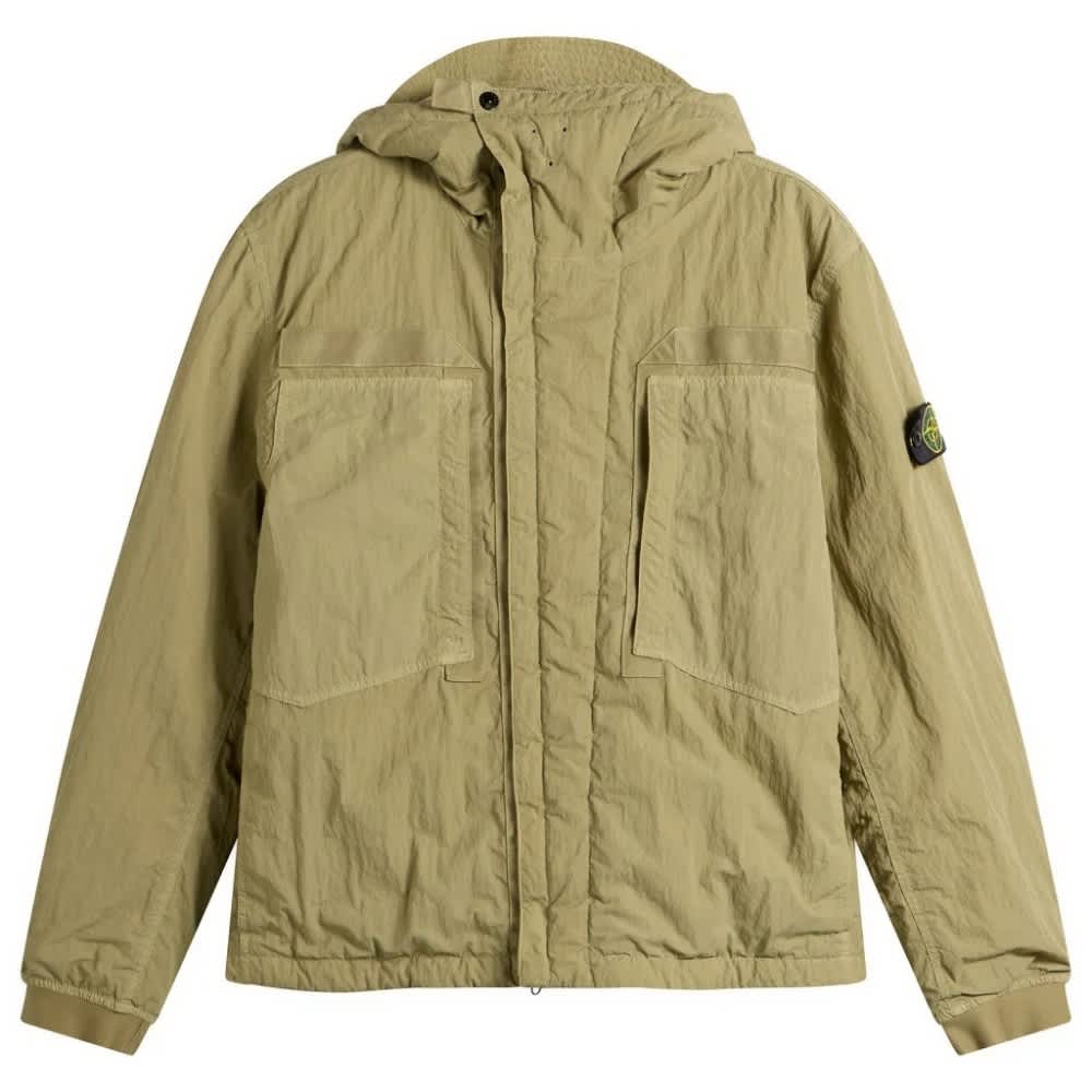 Stone Island Warp Rib Nylon-TC Hooded Jacket