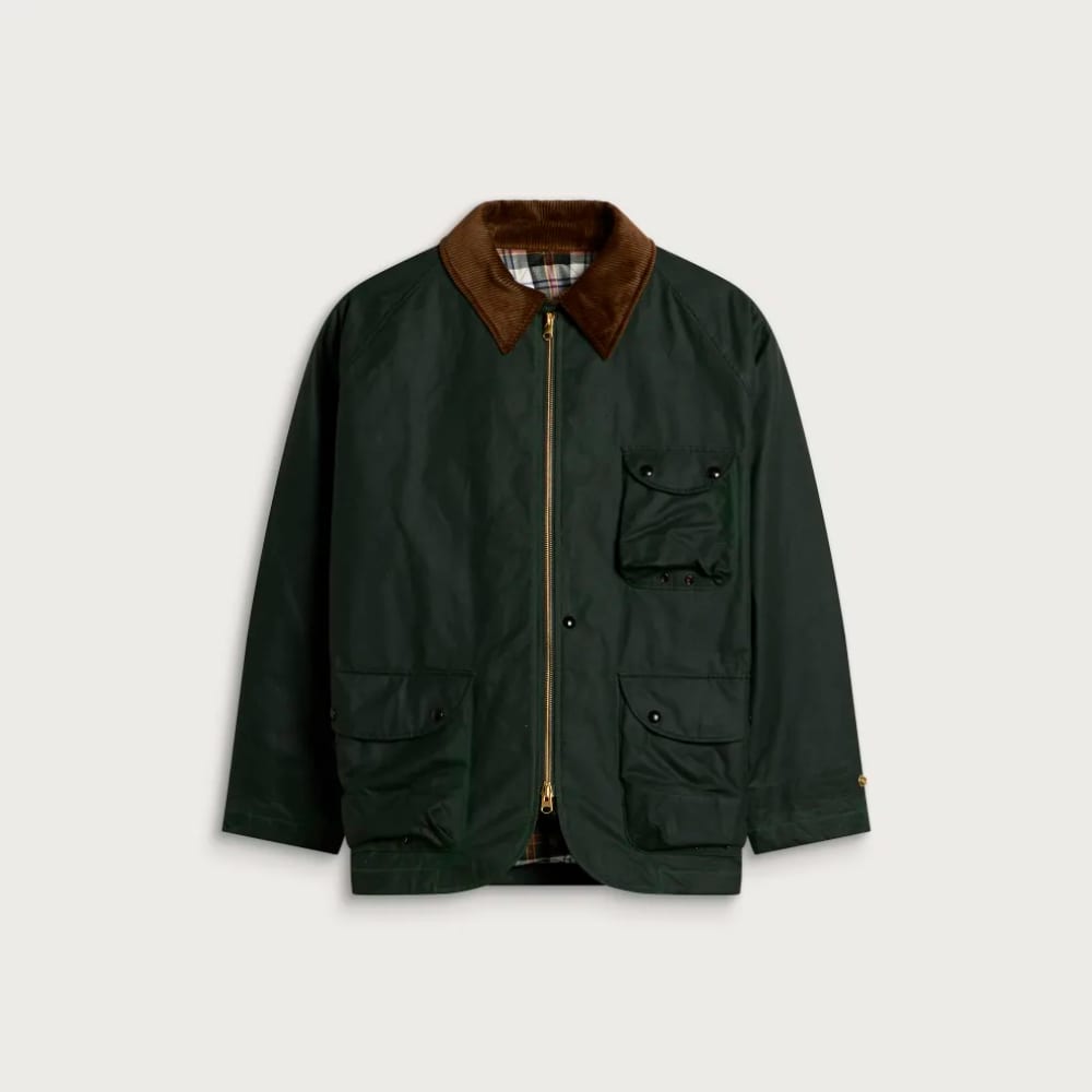Drake's Waxed Coverall Jacket
