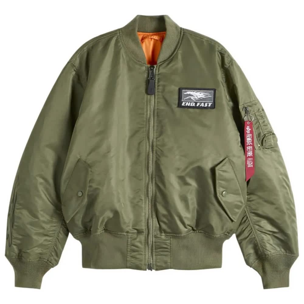 END. x Alpha Industries MA-1 Bomber