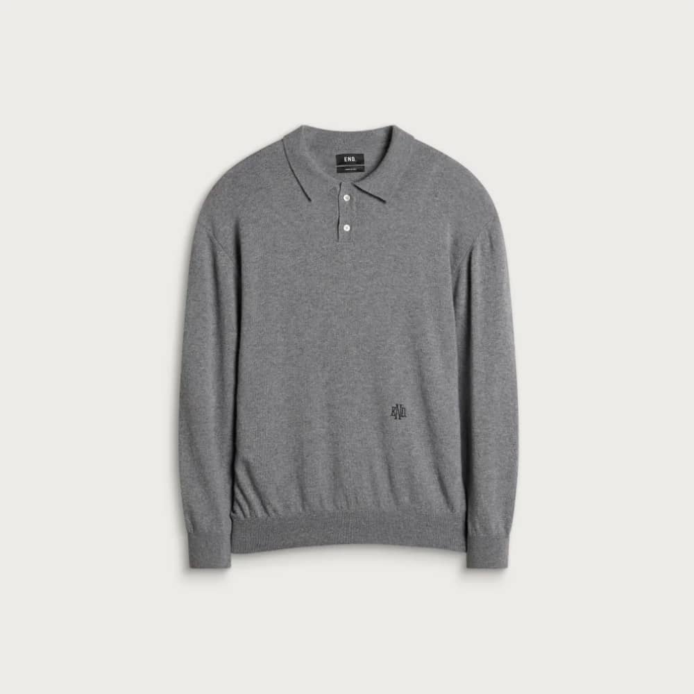 END. Monogram Knitted Polo