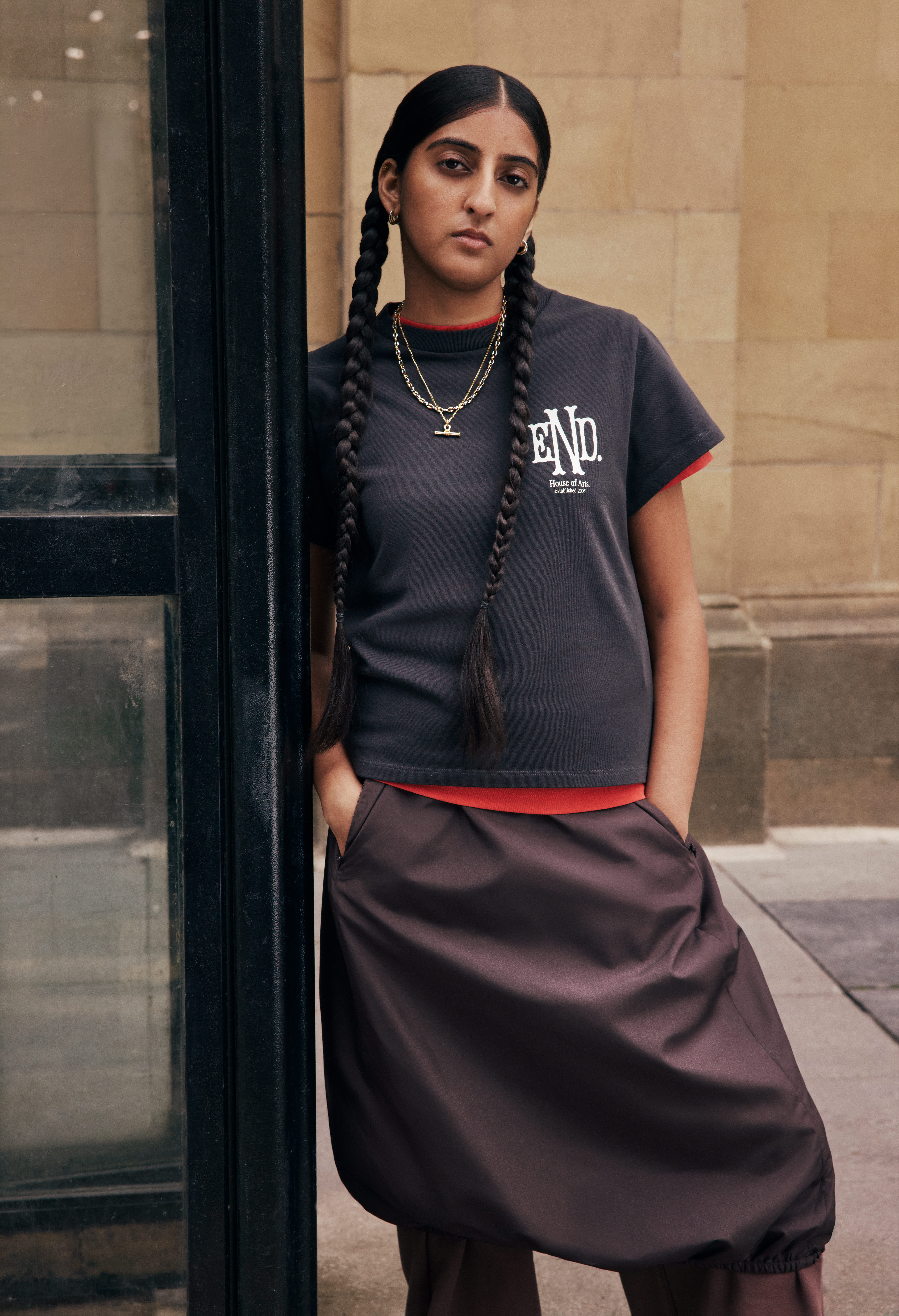 Alina Akbar stars in the END. LABEL campaign
