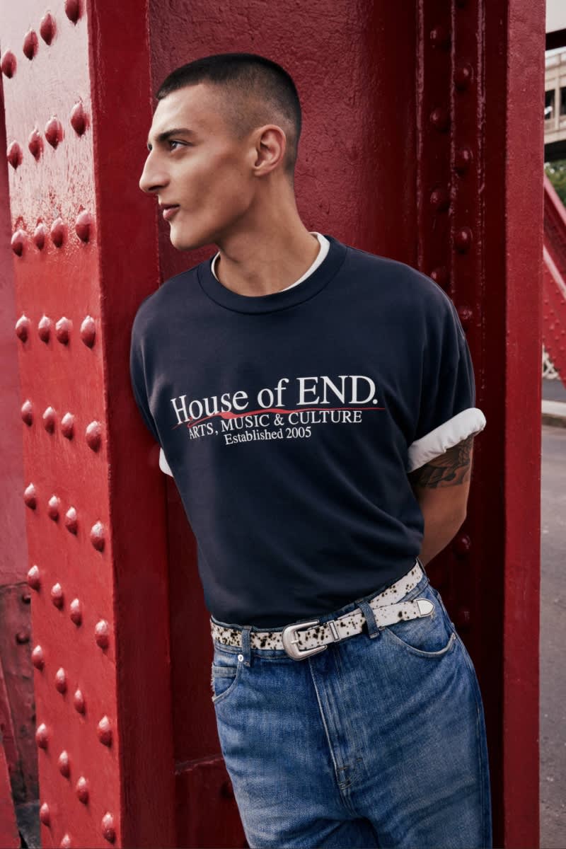 Stan from Knats wears END. LABEL