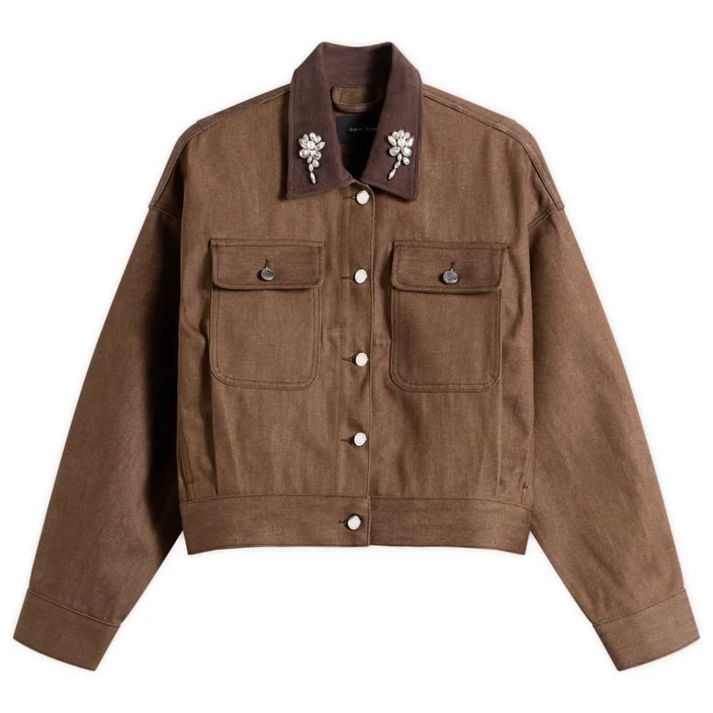 Simone Rocha Cropped Utility Pocket Workwear Jacket