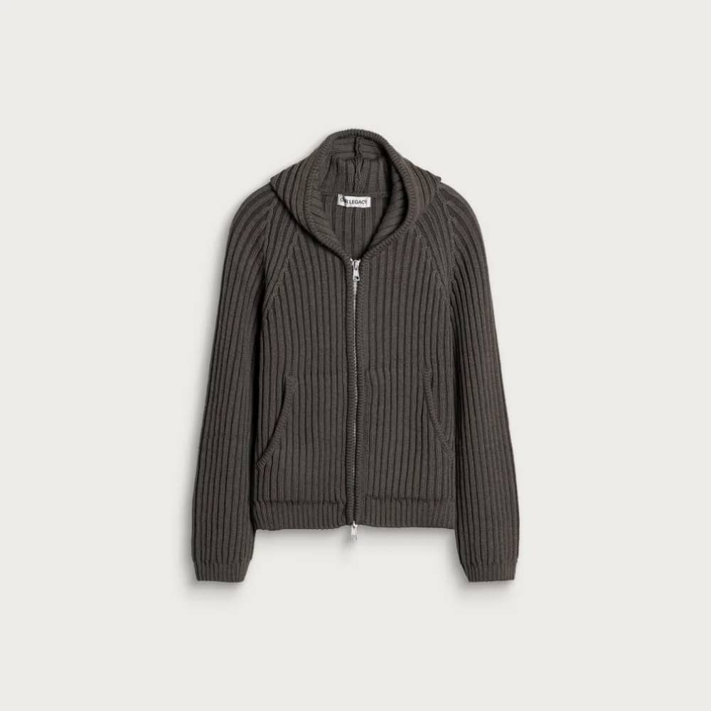 Our Legacy Stripe Dry Merino Wool Level Hood
