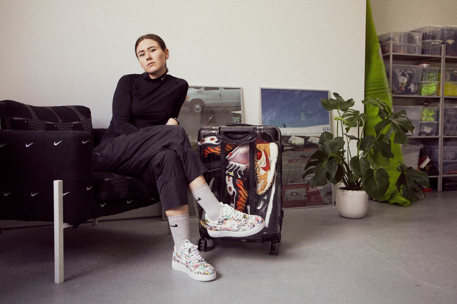 Flight Case Sneakers: Mini Swoosh by end_clothing