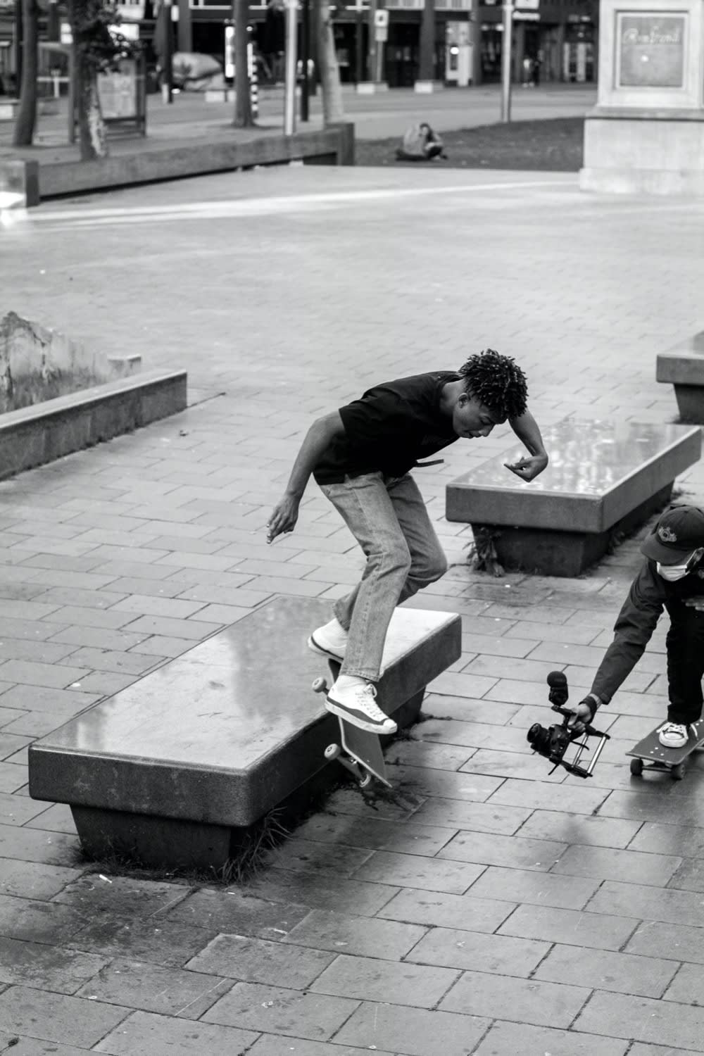 Pop Trading Company Test Their Converse Jack Purcell Pro in Amsterdam