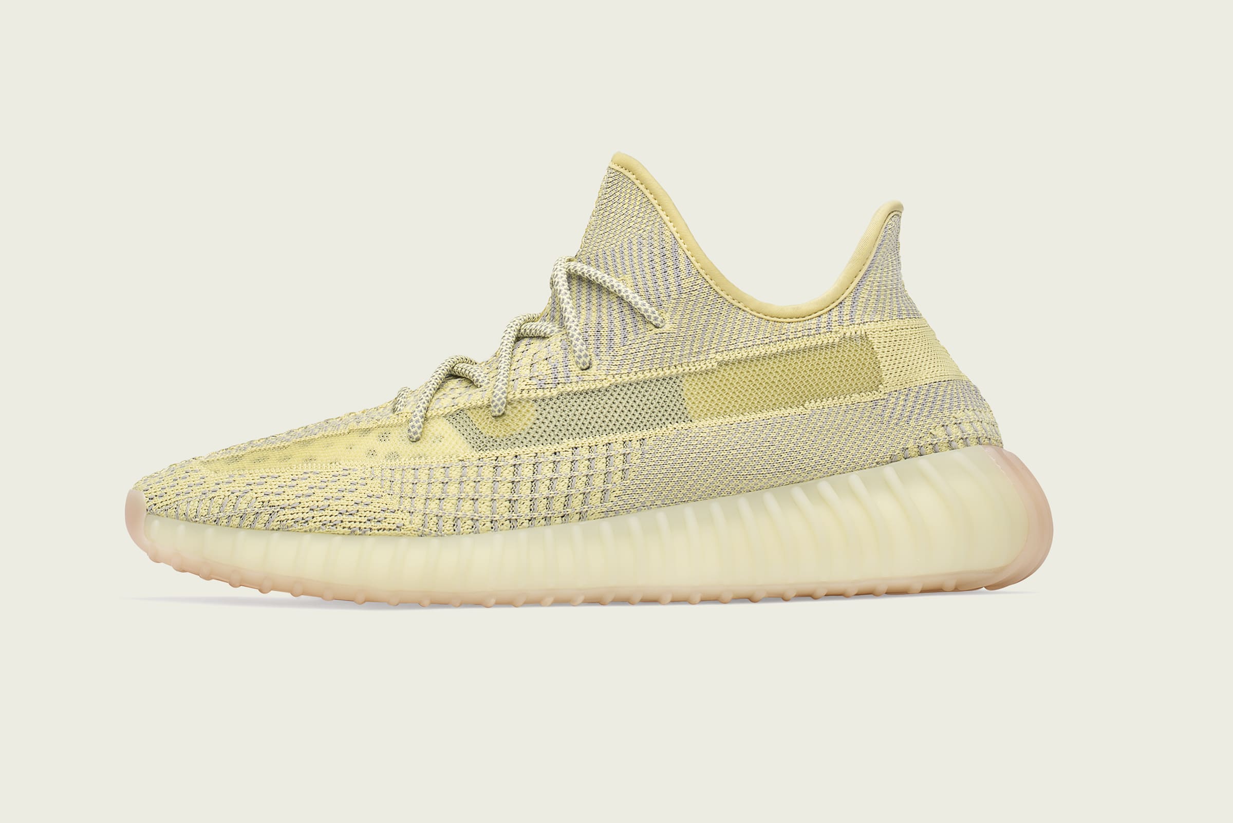 pale yellow yeezys