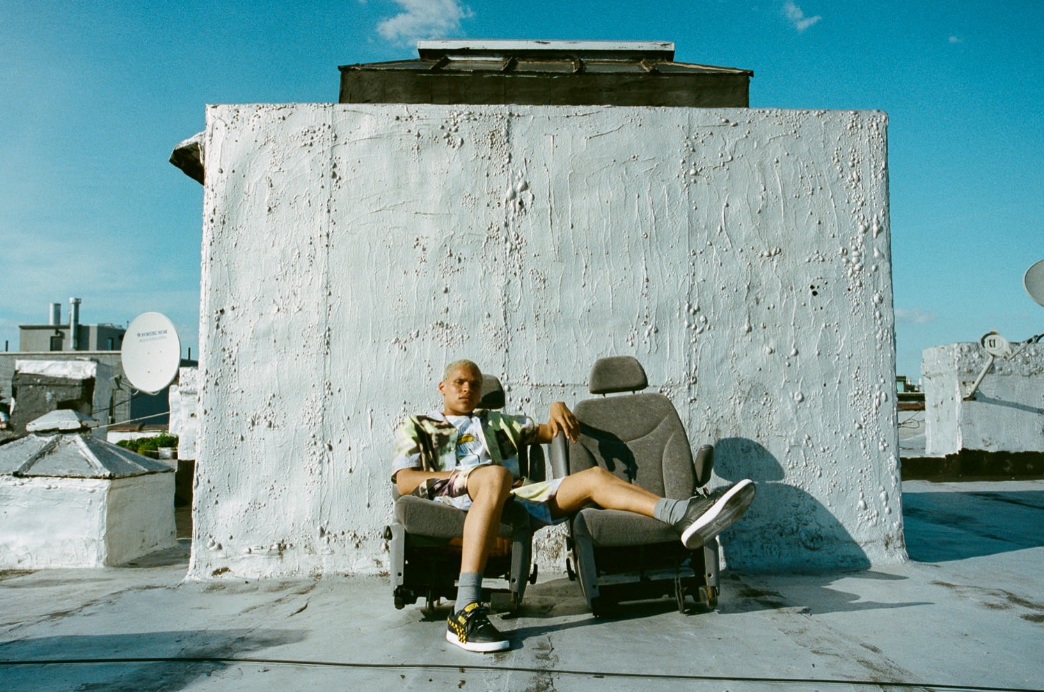 Taking the PUMA x Chinatown Market Pack For A Spin in NYC with @Poster.Boy by end_clothing