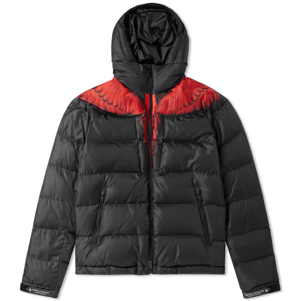 Marcelo burlon puffer jacket Clearance