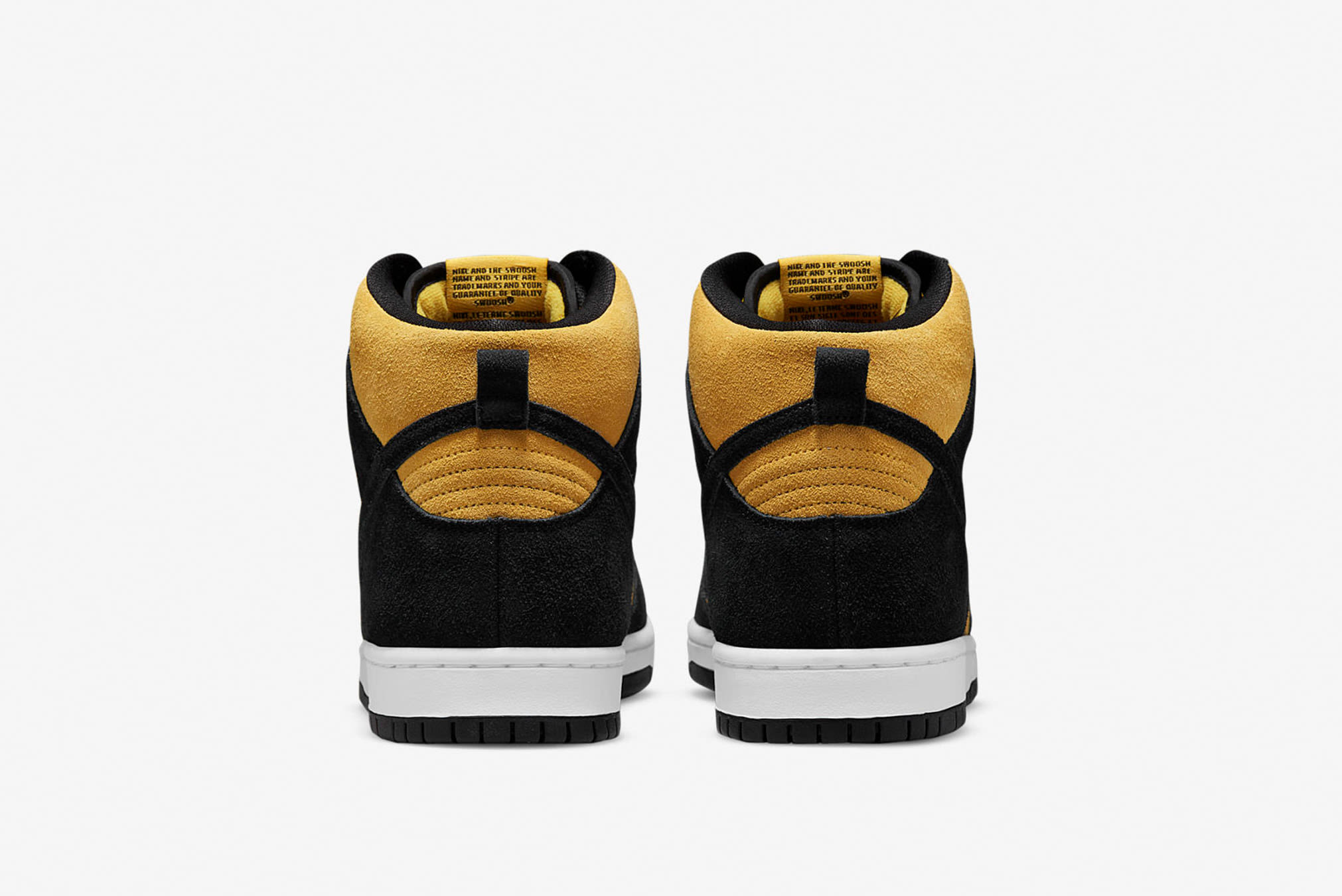 nike dunk sb high reverse goldenrod
