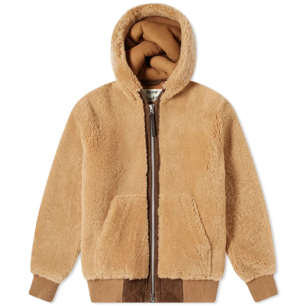 acne studios teddy jacket