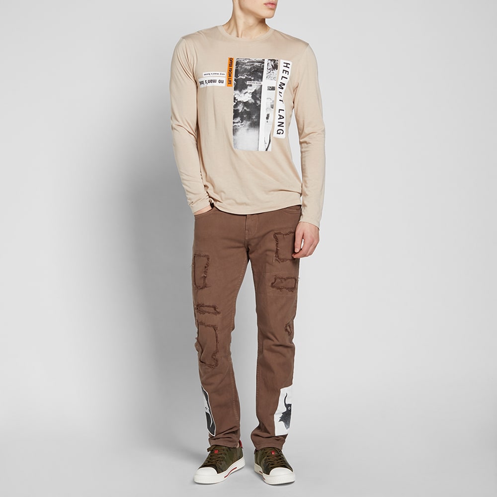 helmut lang long sleeve bomber shirt