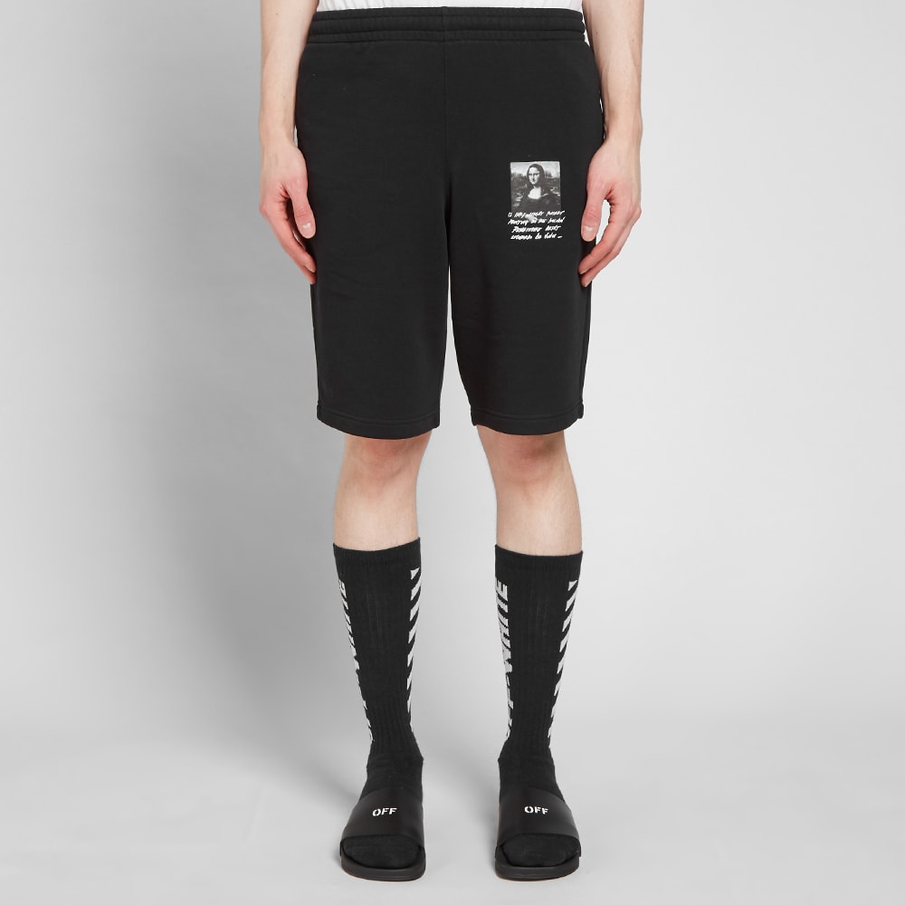 off white mona lisa shorts