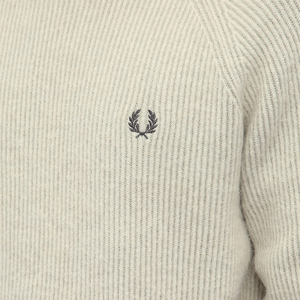 Fred Perry Alpaca Blend Ribbed Knit 