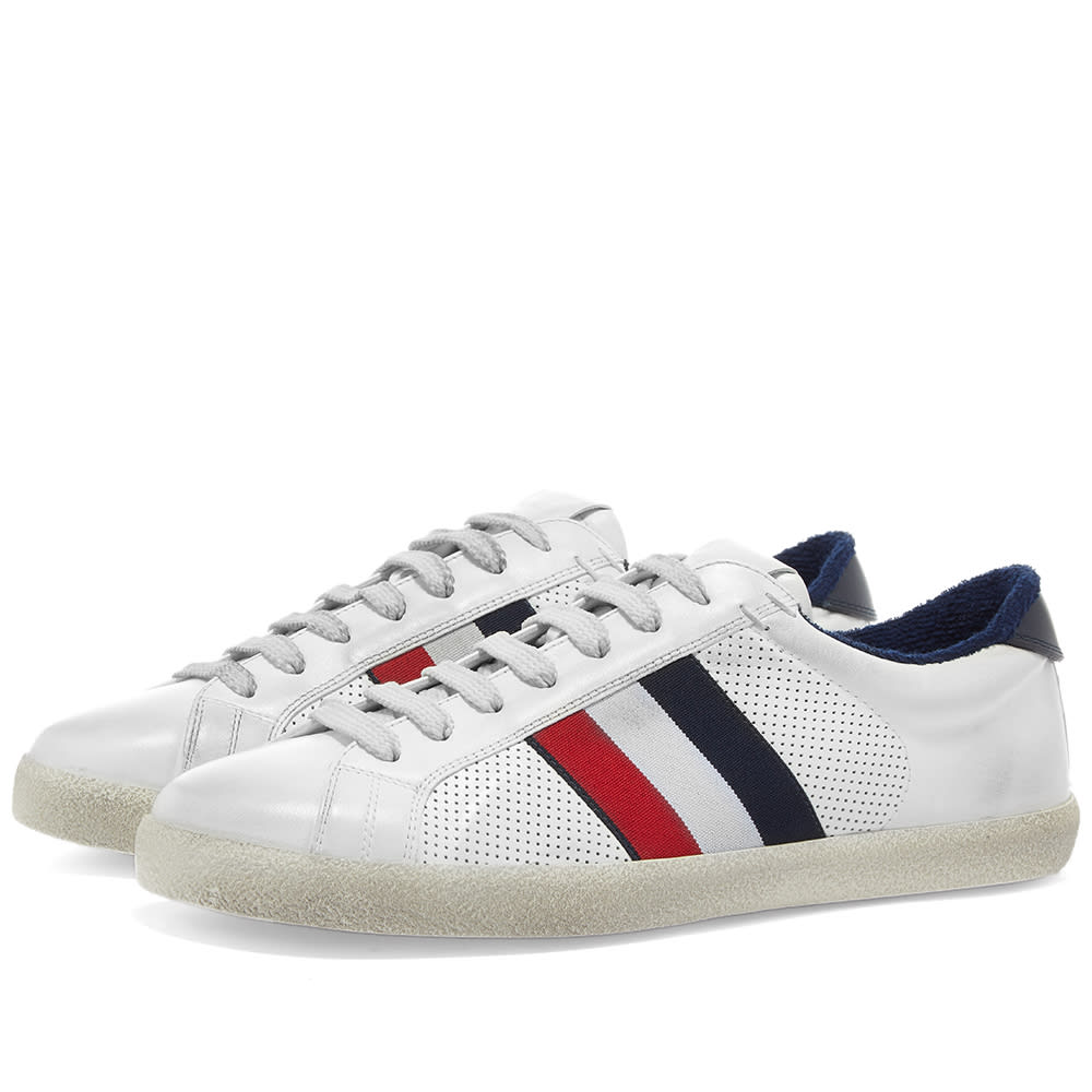 moncler red sneakers