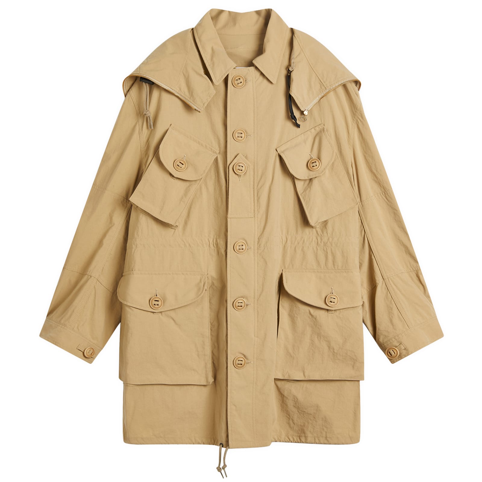 Junya Watanabe Cotton Oxford X Wool Nylon Blouson Blouson 600071562bge main image 0