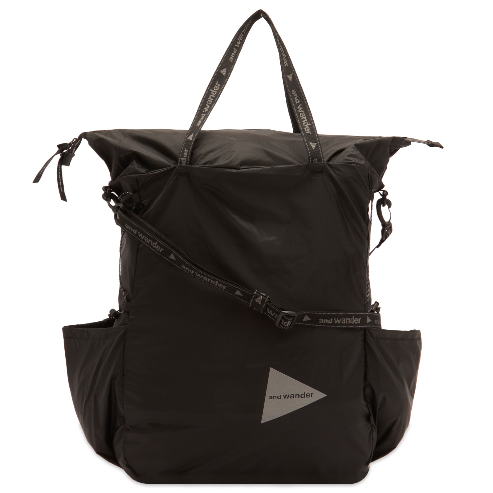 バッグ and wander recycle OX tote bag Black And Wander Recycle Ox Tote Bag Black Tote & Shopping Bags