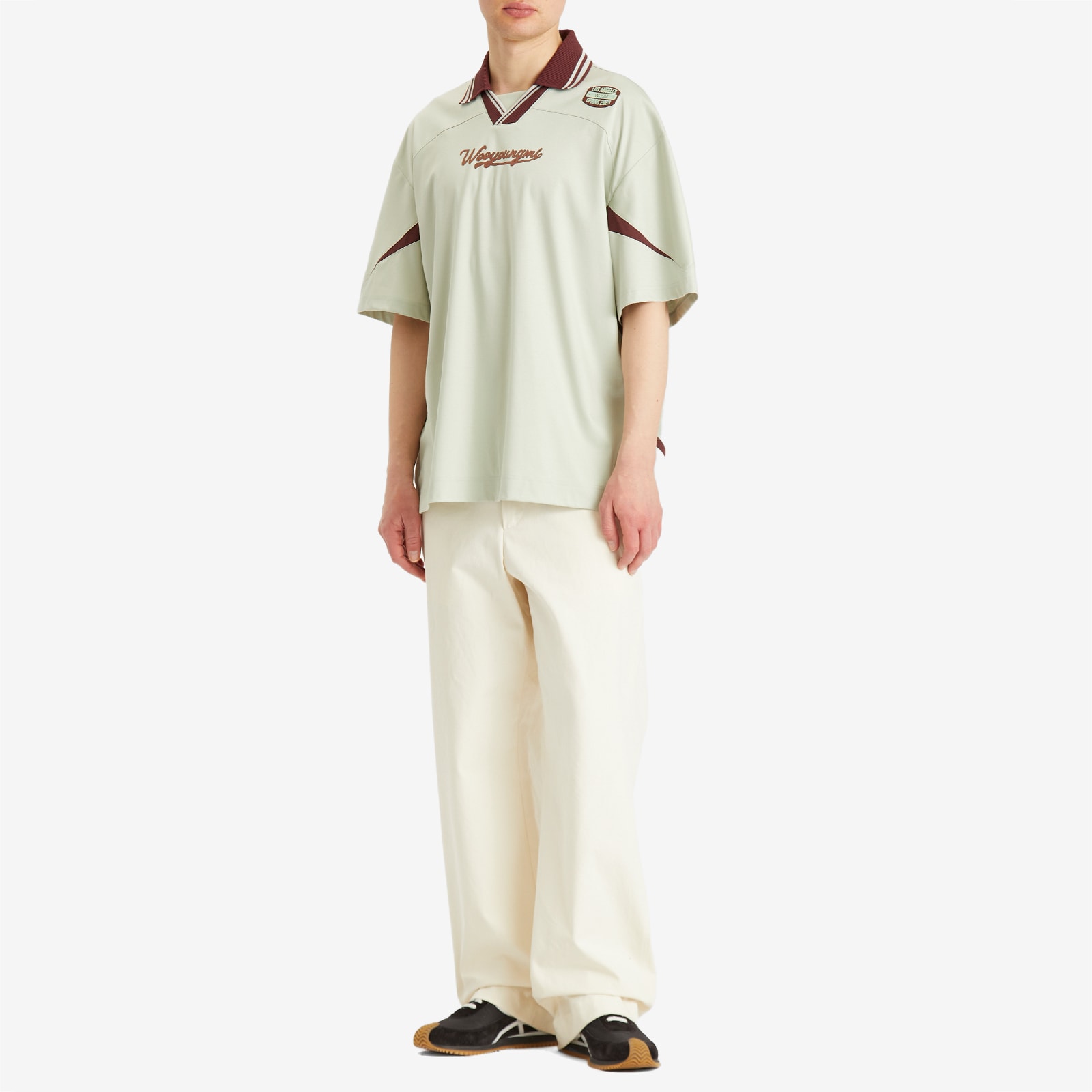 Wooyoungmi Men's Sports Polo Mint - Curated Menswear