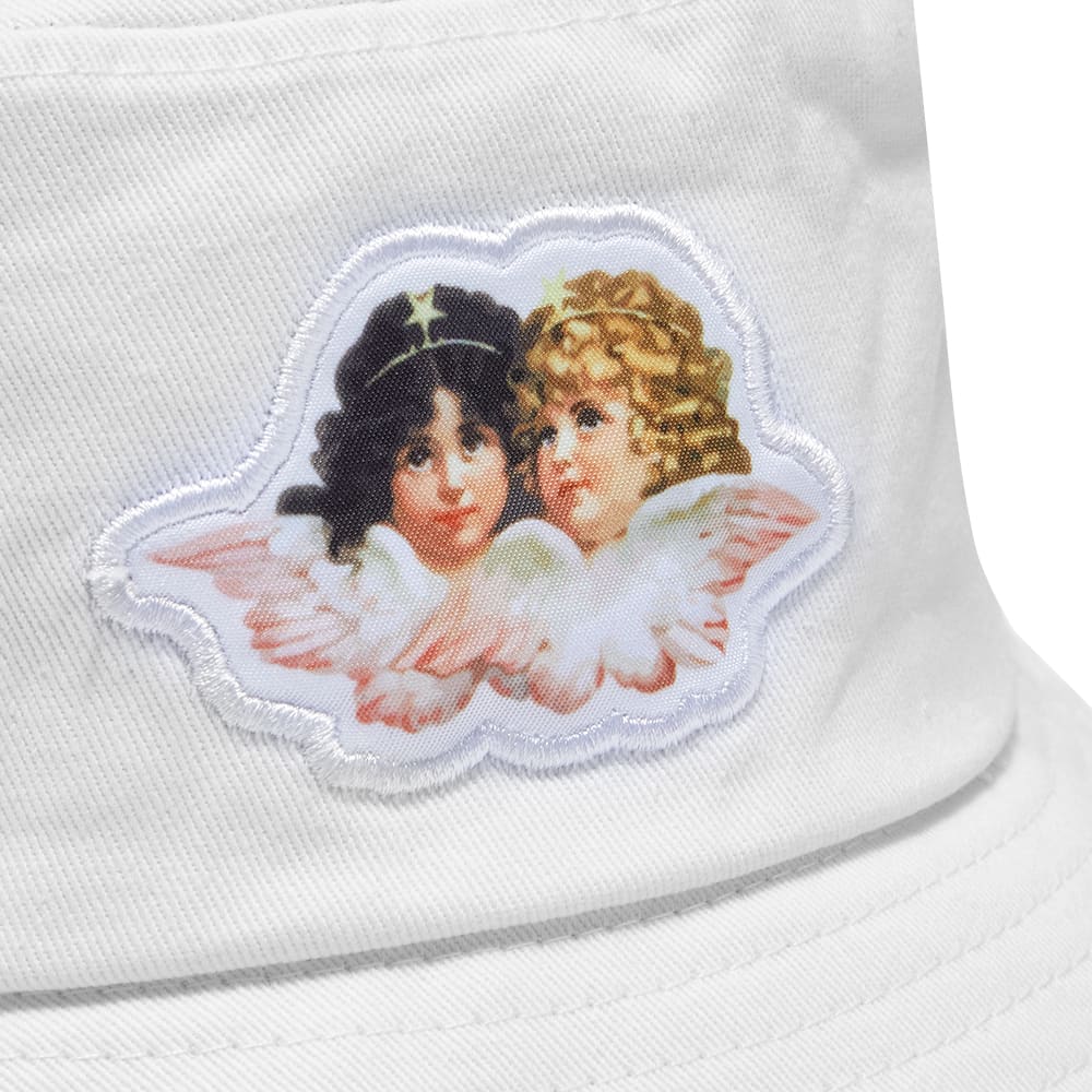 Fiorucci Icon Angels Bucket Hat White 