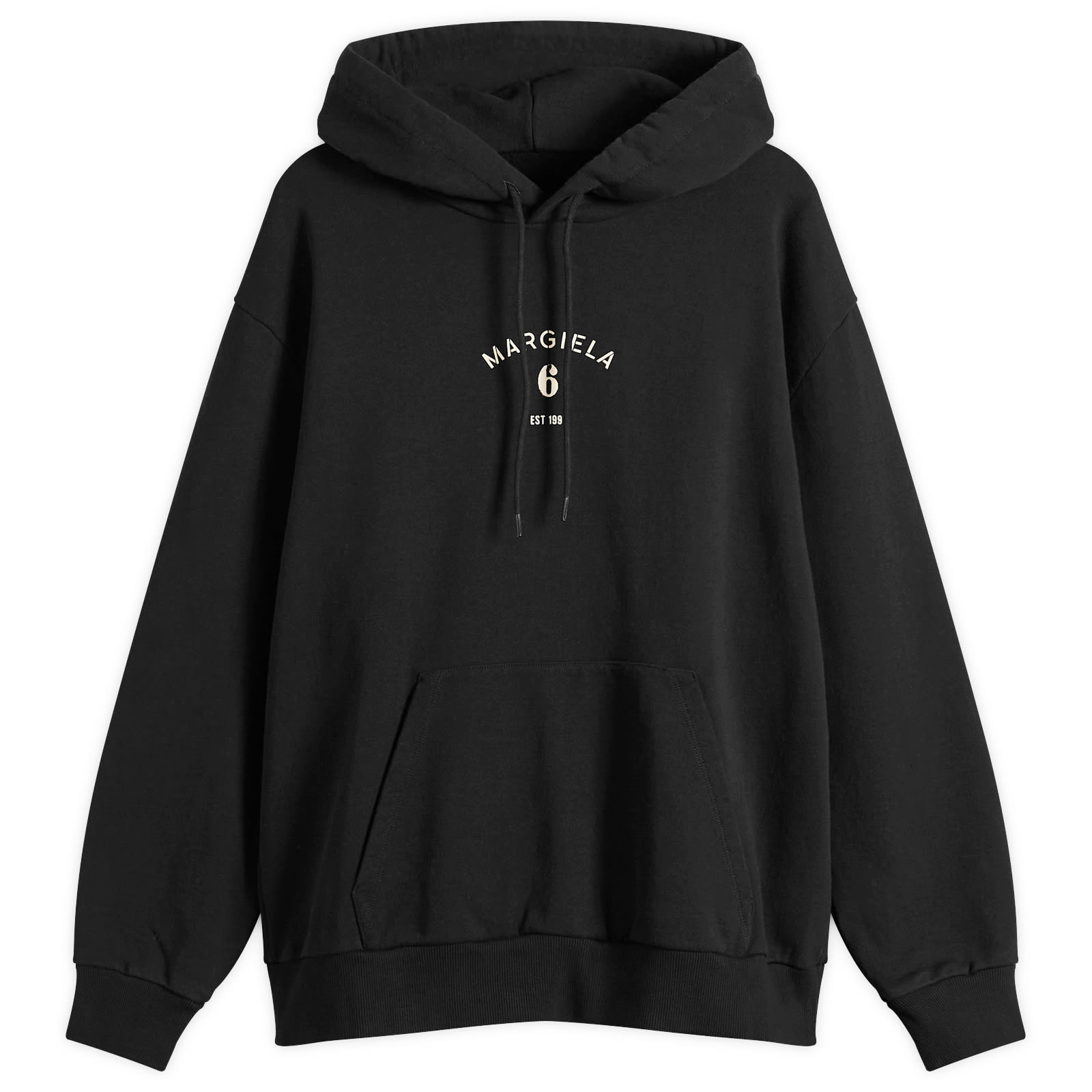 MM6 Maison Margiela Men's Margiela 6 Printed Hoodie Black