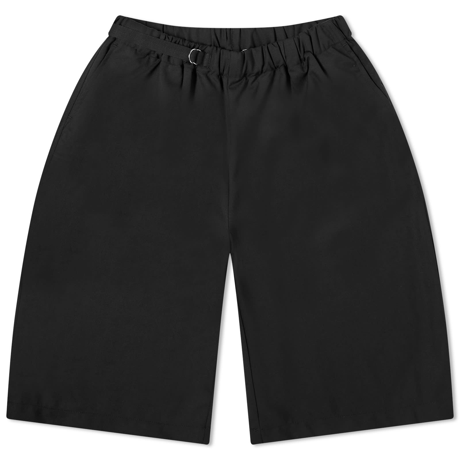 s.k manor hill Palego Shorts Black Tropical Wool END.