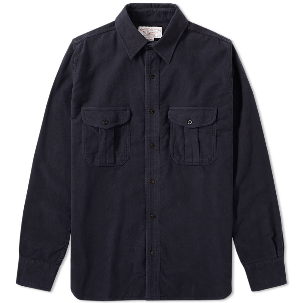 Filson Moleskin Seattle Shirt Navy END.