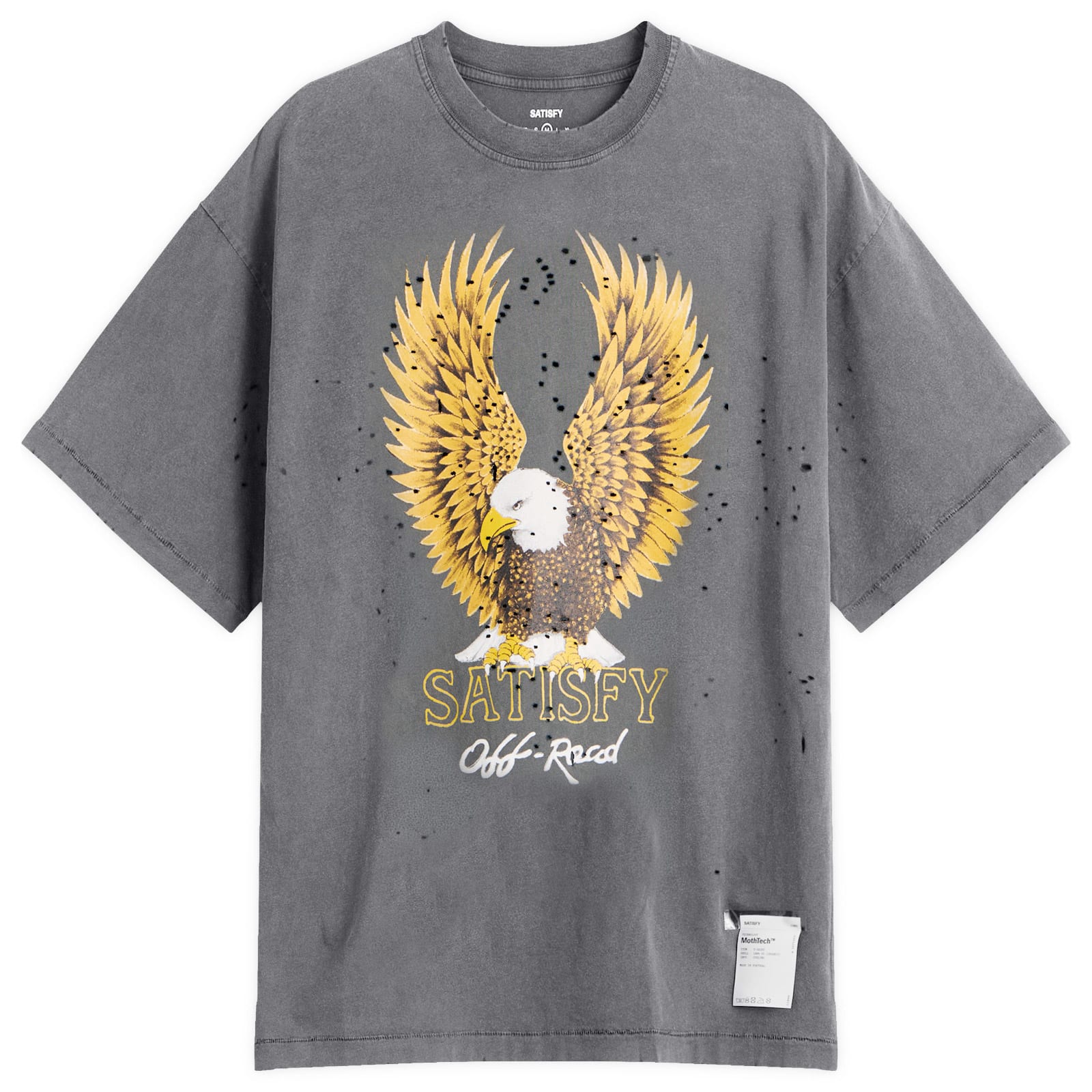 Satisfy Men’s MothTech T-Shirt Faded Black