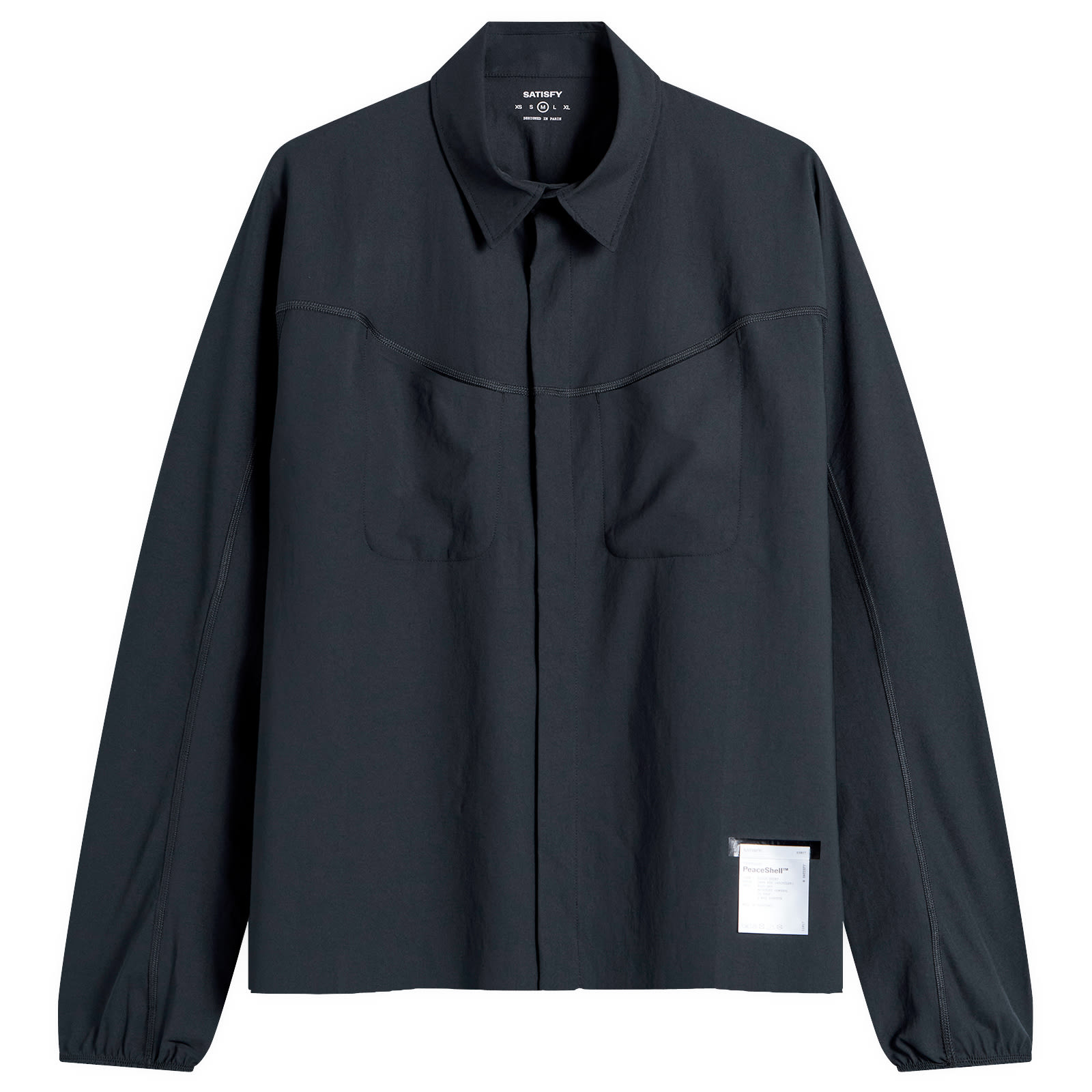 Satisfy Men’s PeaceShell River Shirt Black