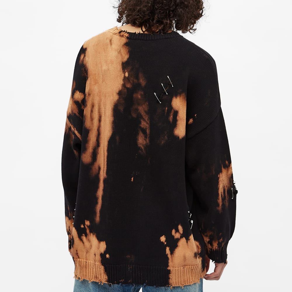 r13 bleached distressed sweater