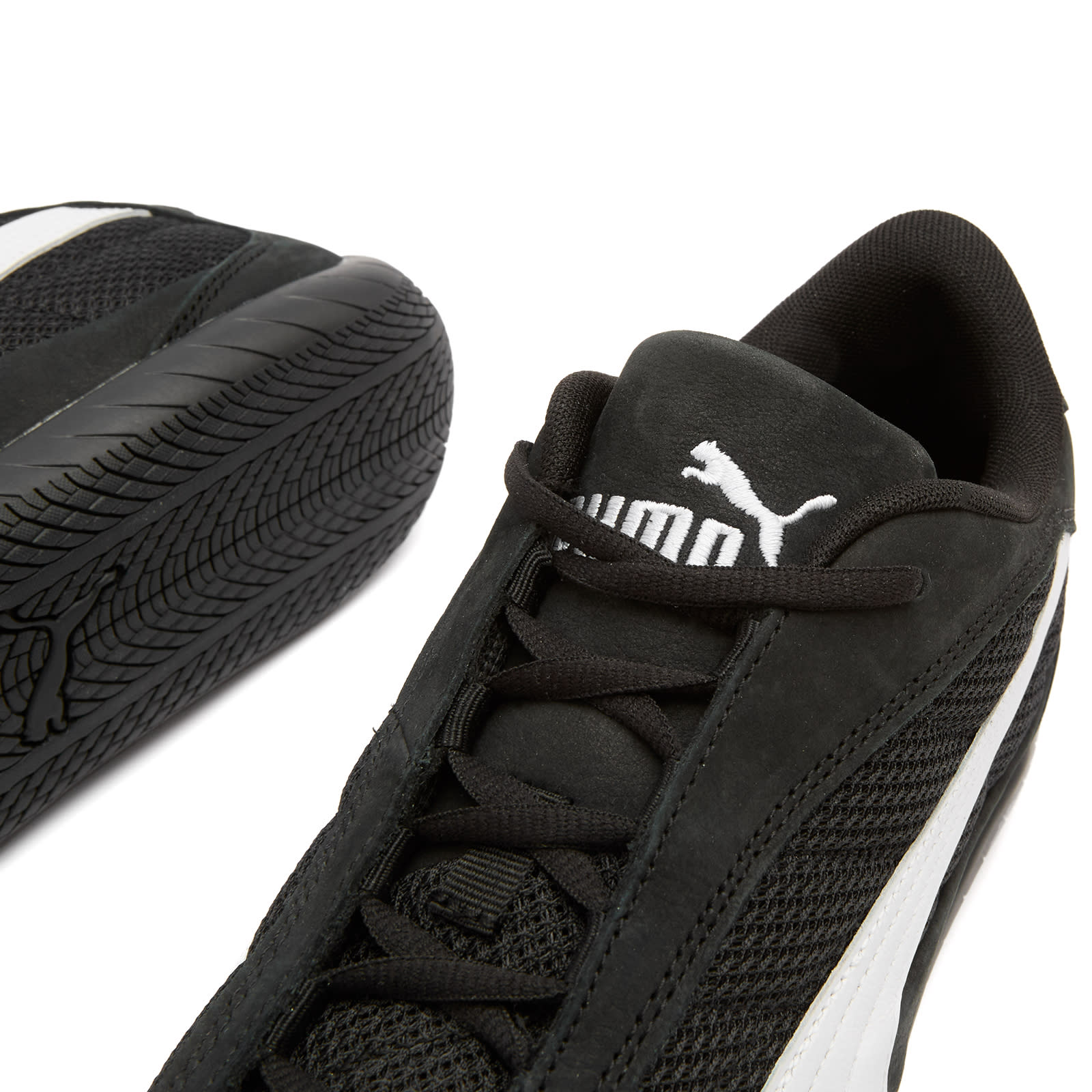 Puma Speedcat Plus Sneaker White/Black - Curated Menswear