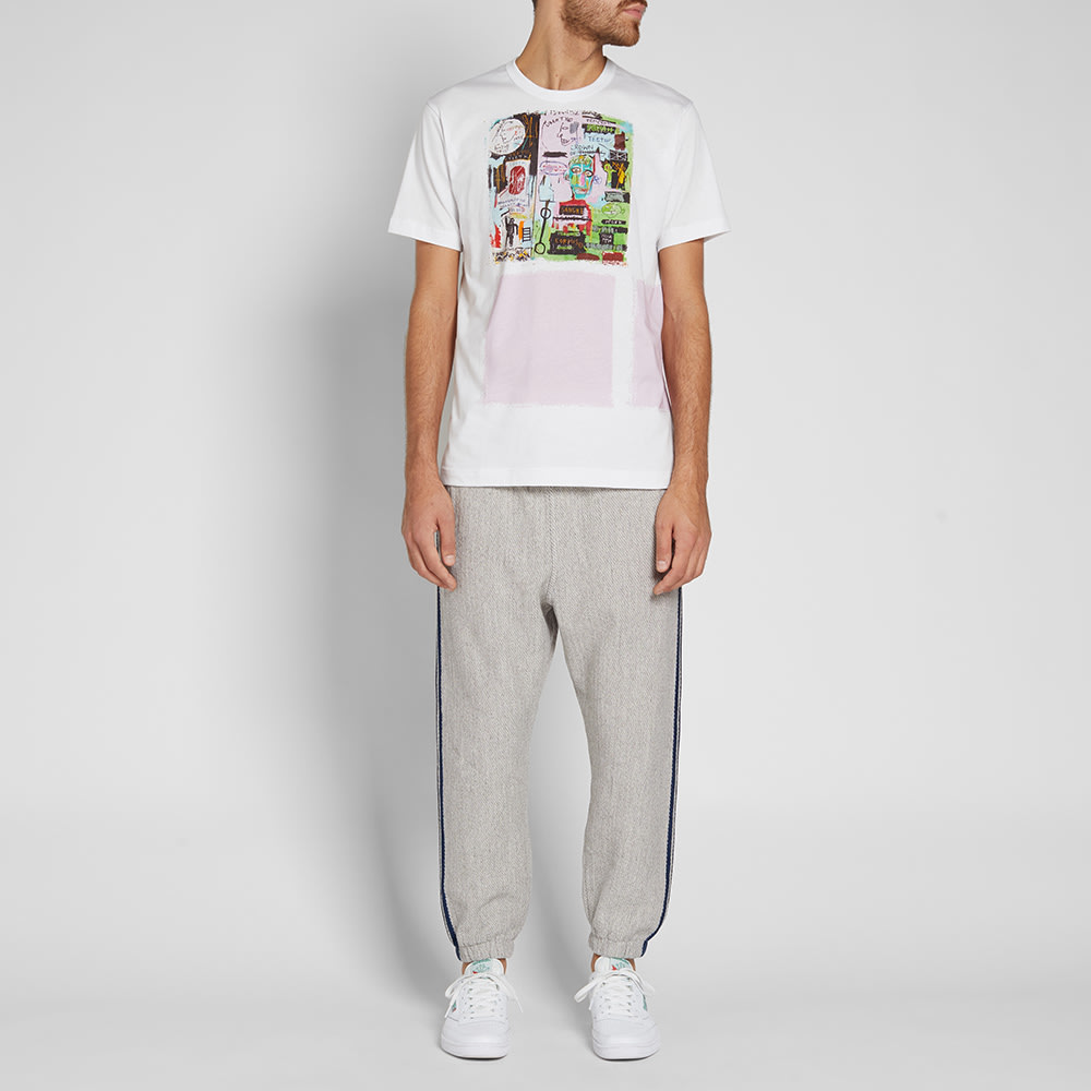 Comme des garcons shirt jean-michel basquiat print tee clearance