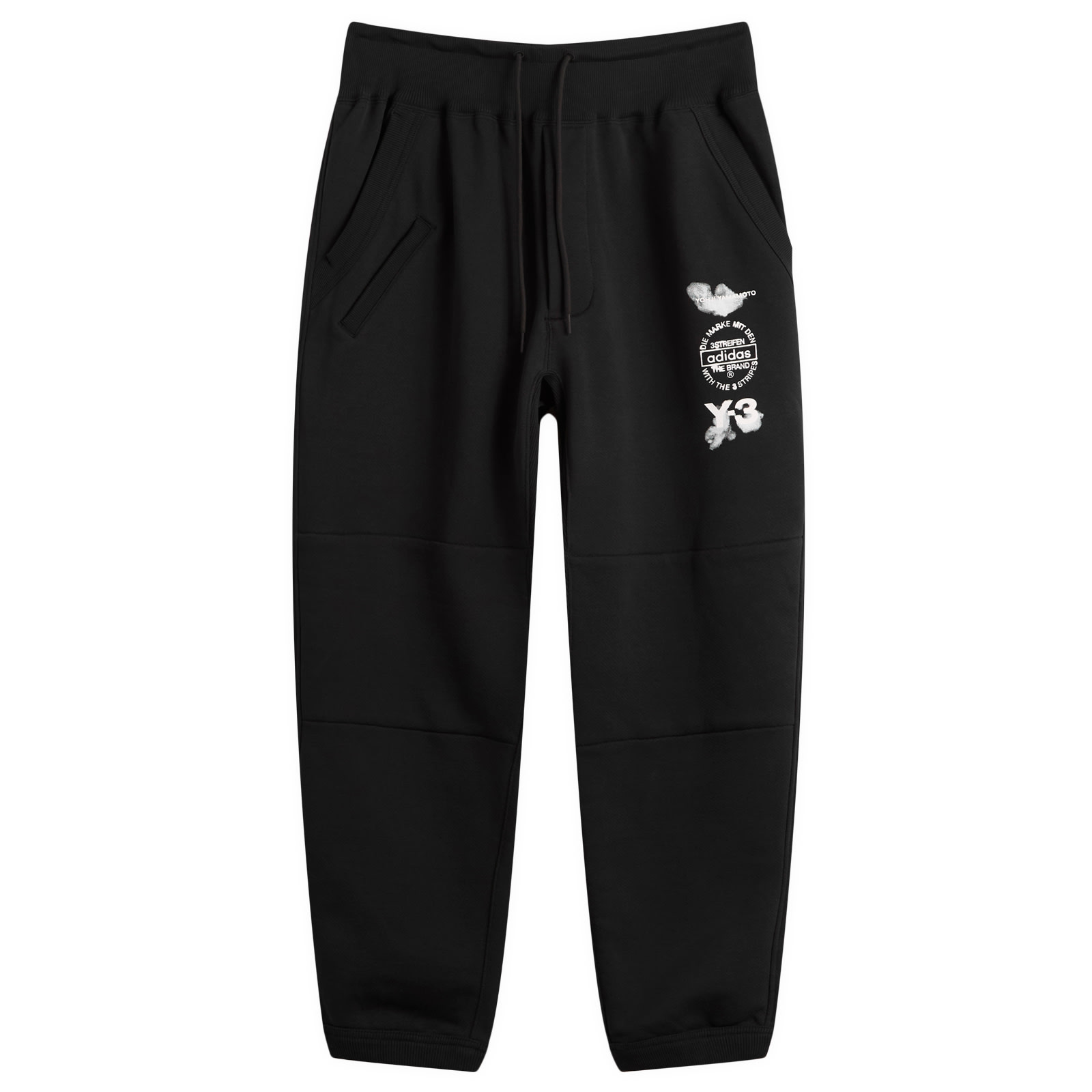 Y-3 Men's Black Logo Track Pant