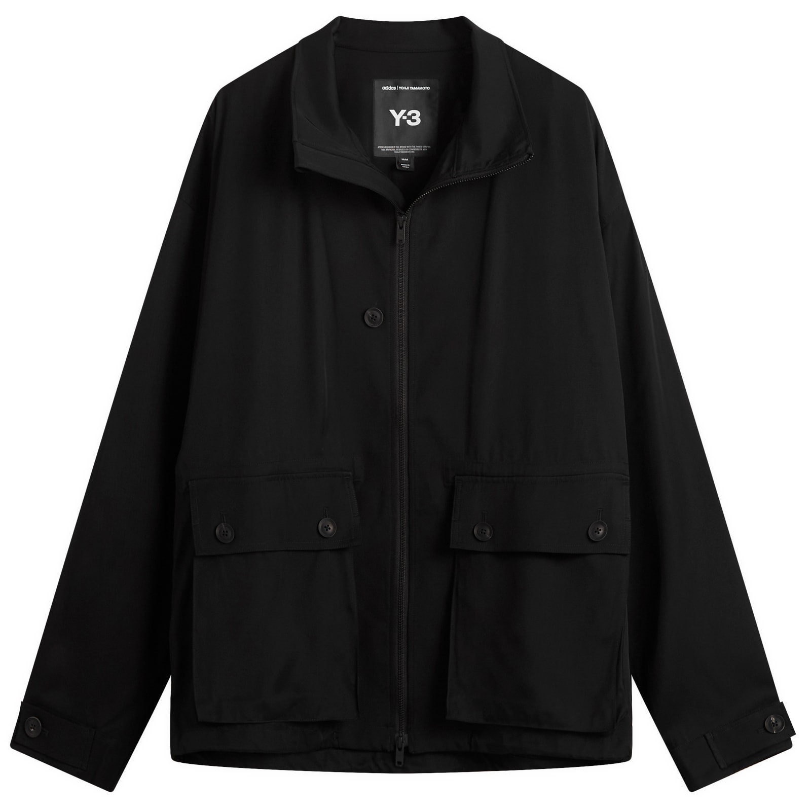 Y-3 Men’s Zip Through Track Top Black