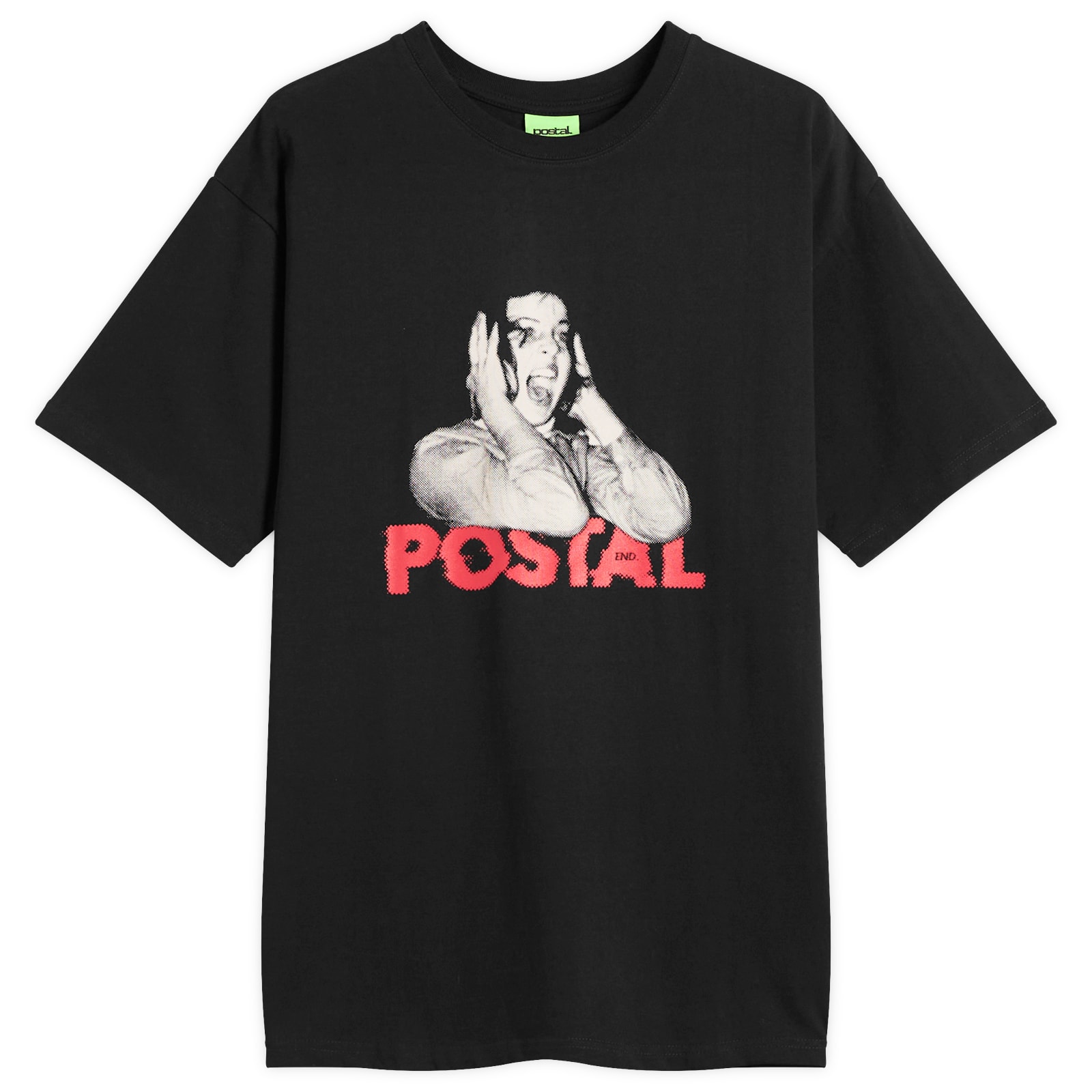 POSTAL — POSTAL Men's Hear No T-Shirt - Presented by END. in Black, Size Small
