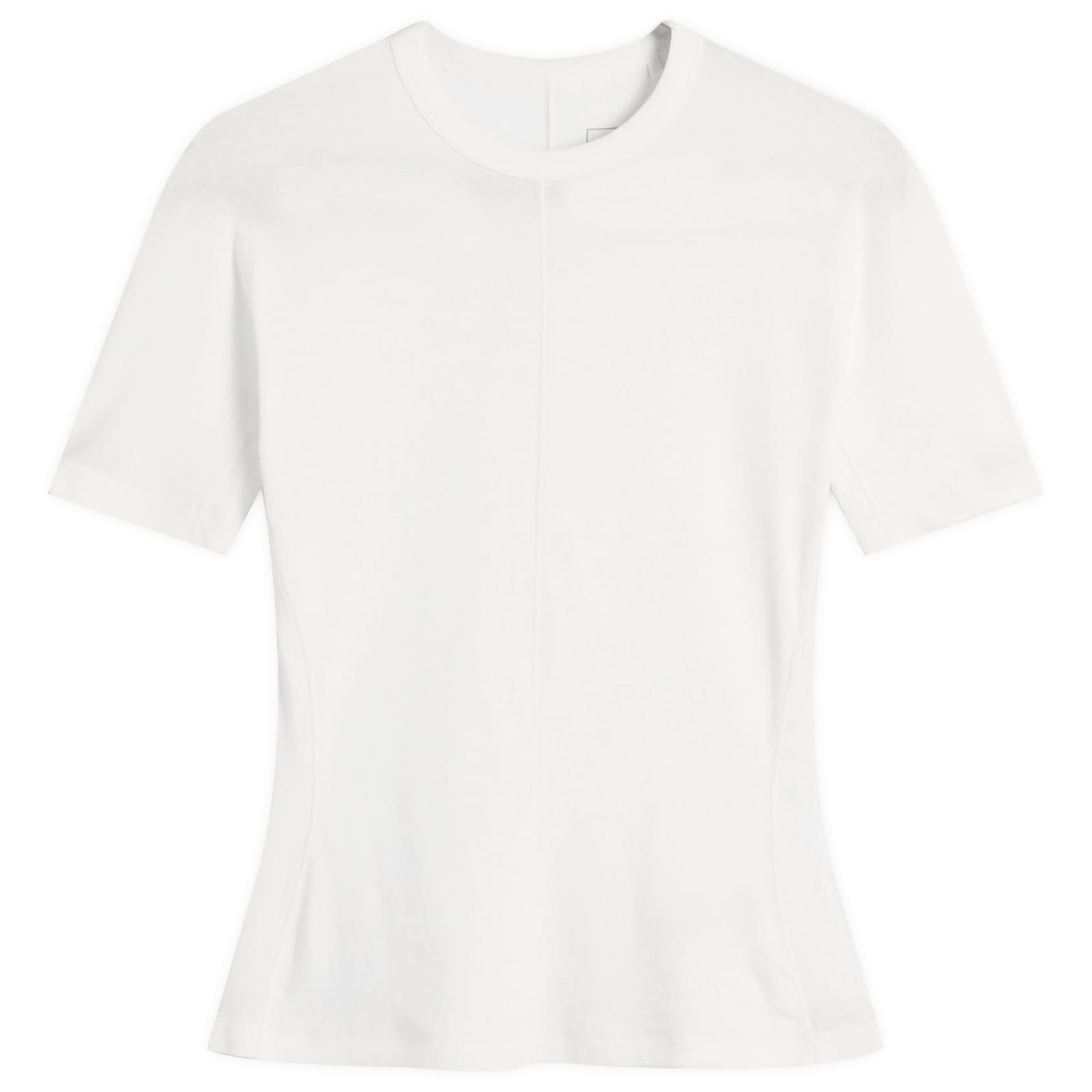 Y-3 Women's Fitted Top in White, Size Medium