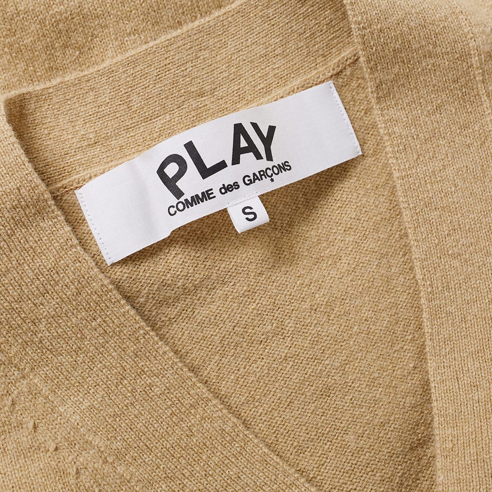 Comme des Garcons Play Cardigan Beige | END.