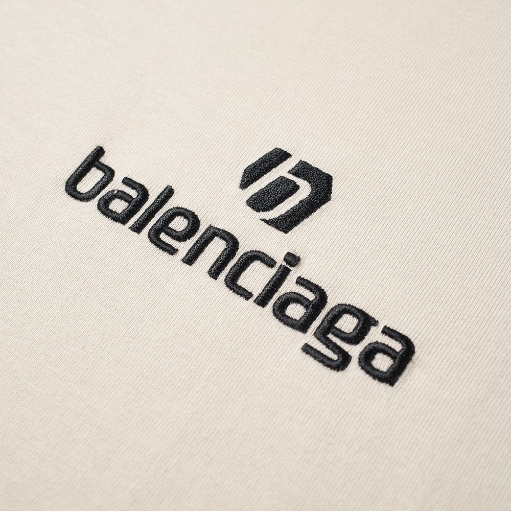 Balenciaga New Logo Tee Chalky White \u0026 Black | END. (ES)