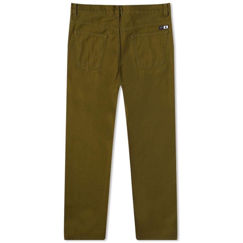 Edwin Universe Cropped Pant Enzyme Washed Uniform Green END.