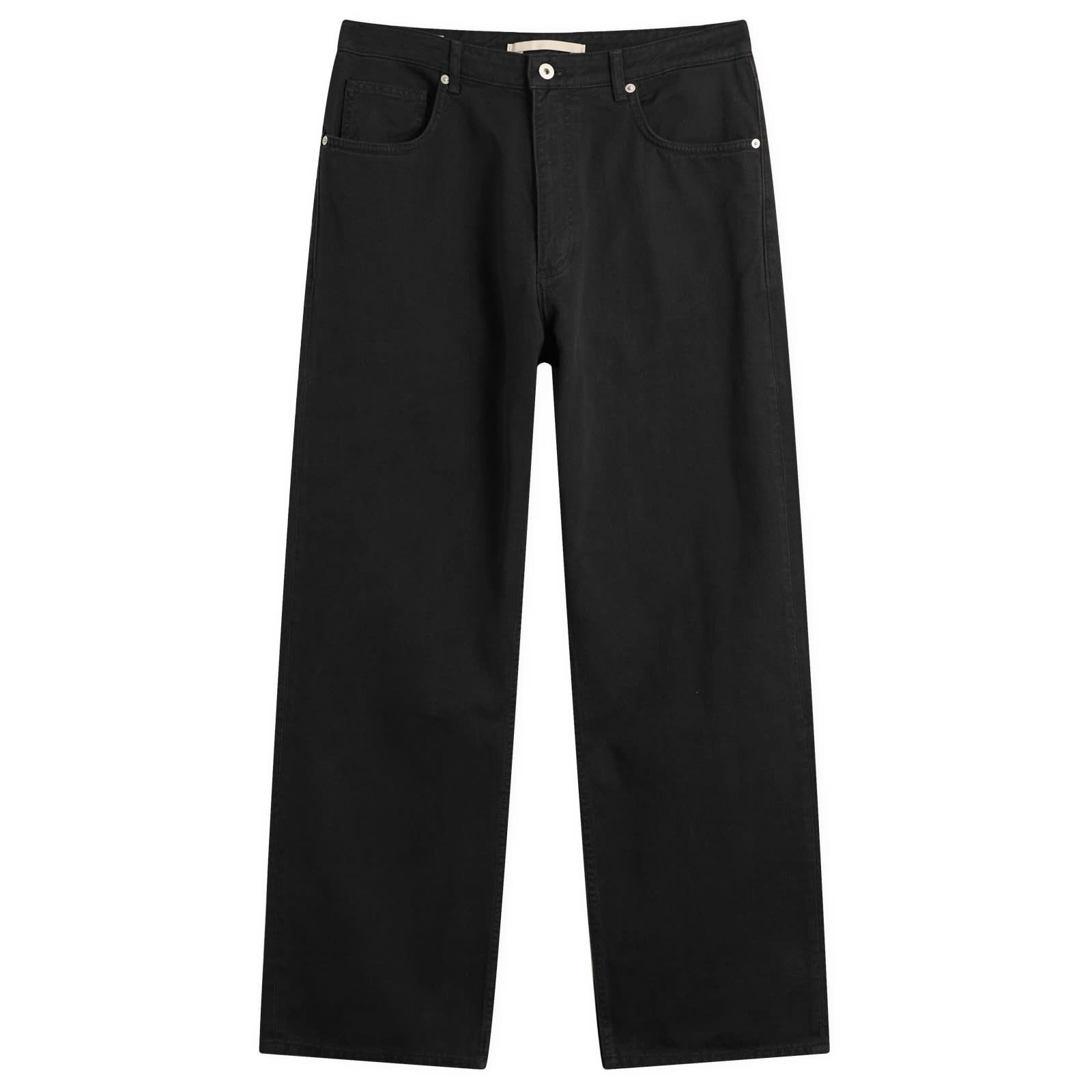 Norse Projects Men’s Mogens Relaxed 5 Pocket Twill Trousers Black