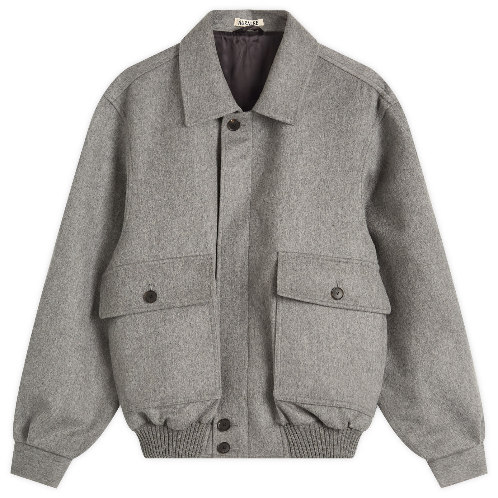 ジャケット・アウター AURALEE CASHMERE FLANNEL ZIP BLOUSON auralee CASHMERE FLANNEL ZIP BLOUSON
