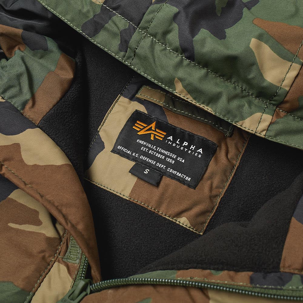 Alpha Industries WP Anorak Woodland Camo | END. (US)