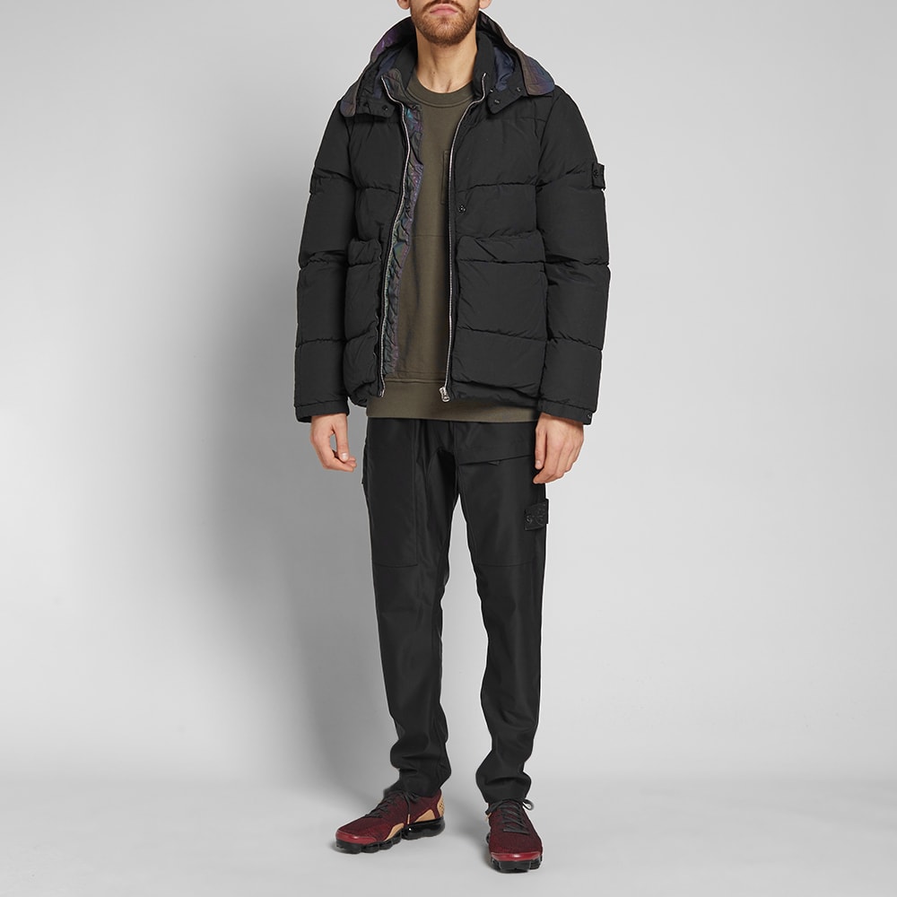 Stone Island Shadow Project Naslan Garment Dyed Reflective Jacket Black ...