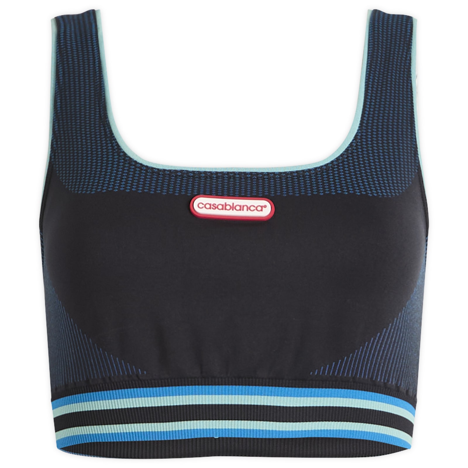 Casablanca Women's Seamless Bralette Top in Navy, Size Small 