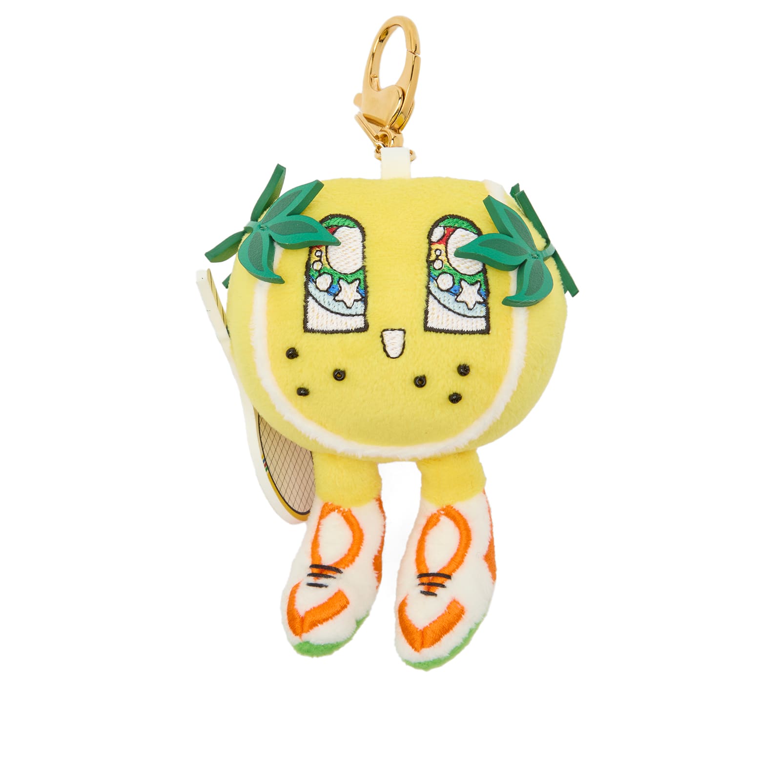 Casablanca Women’s Tennis Mascot Plush Charm Yellow Casablanca Women’s Tennis Mascot Plush Charm Yellow