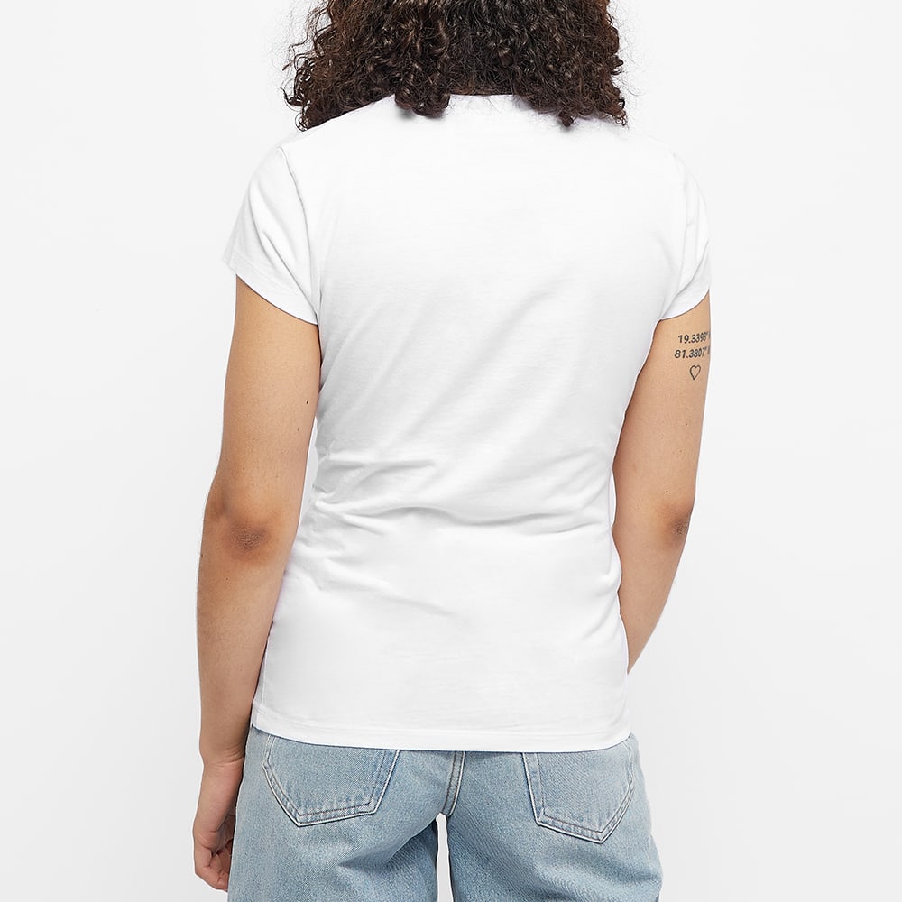 off white fitted tee