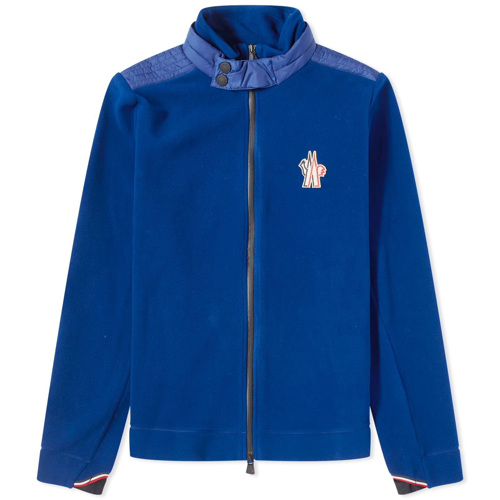 Moncler Grenoble Tricolour Zip Fleece Navy | END. (US)