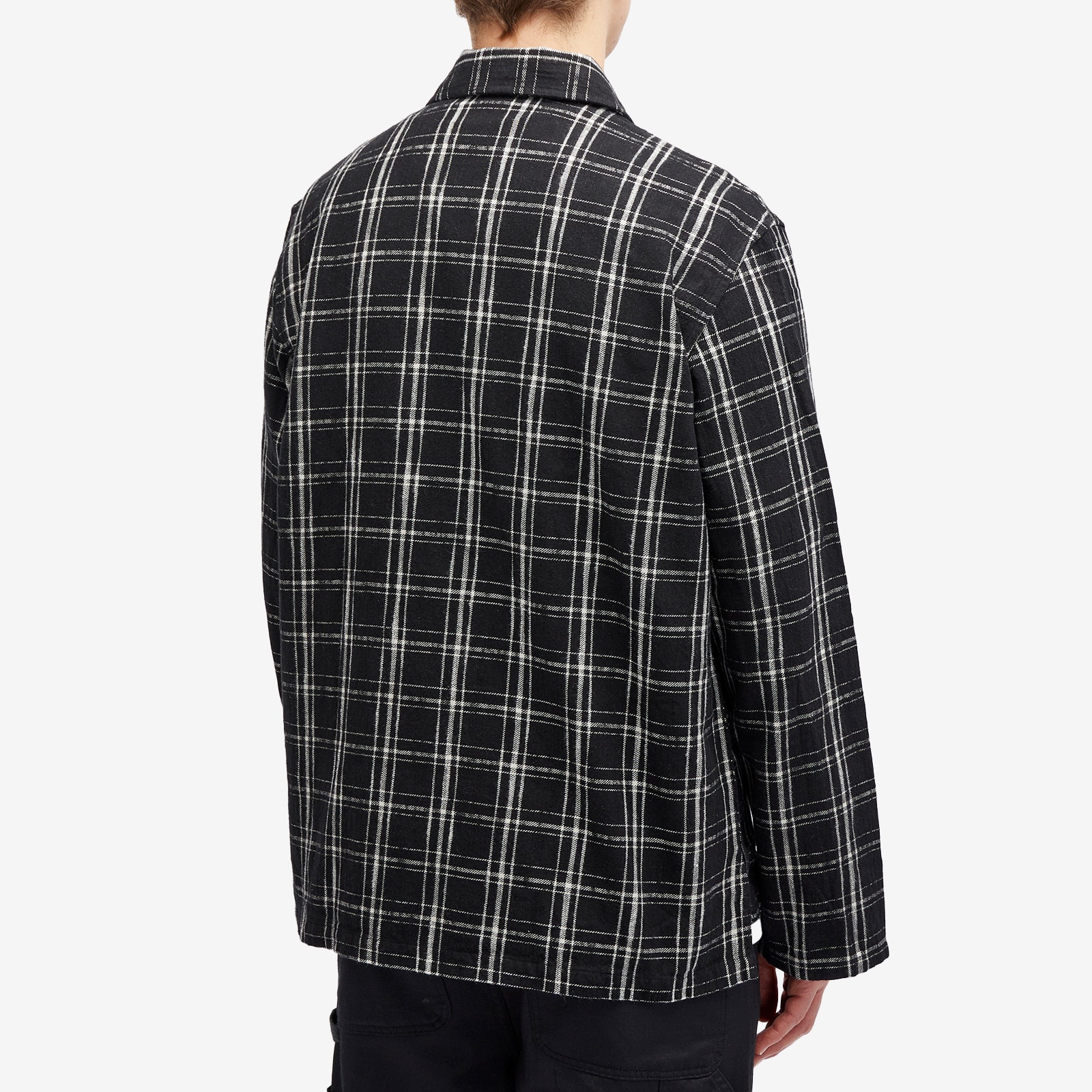 Our Legacy Men's Flannel Haven Jacket Black/White Helix Flannel